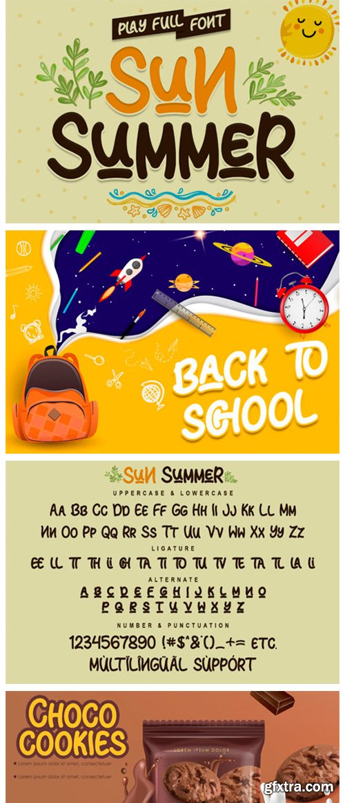 Sun Summer Font