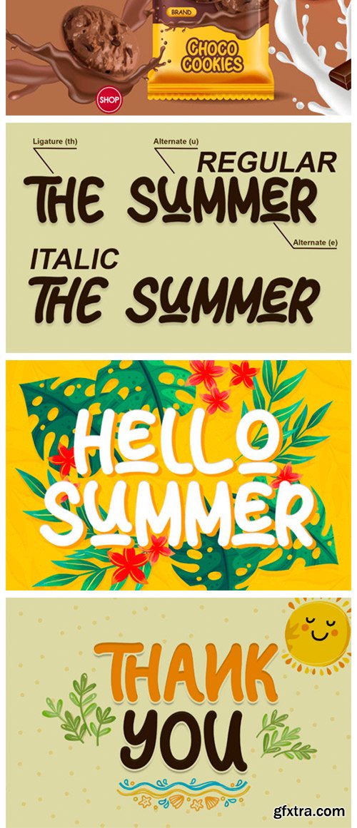 Sun Summer Font