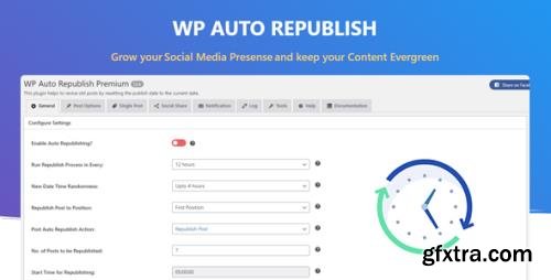 WP Auto Republish Premium v1.2.5 - Premium WordPress Plugin for Social Media Growth - NULLED