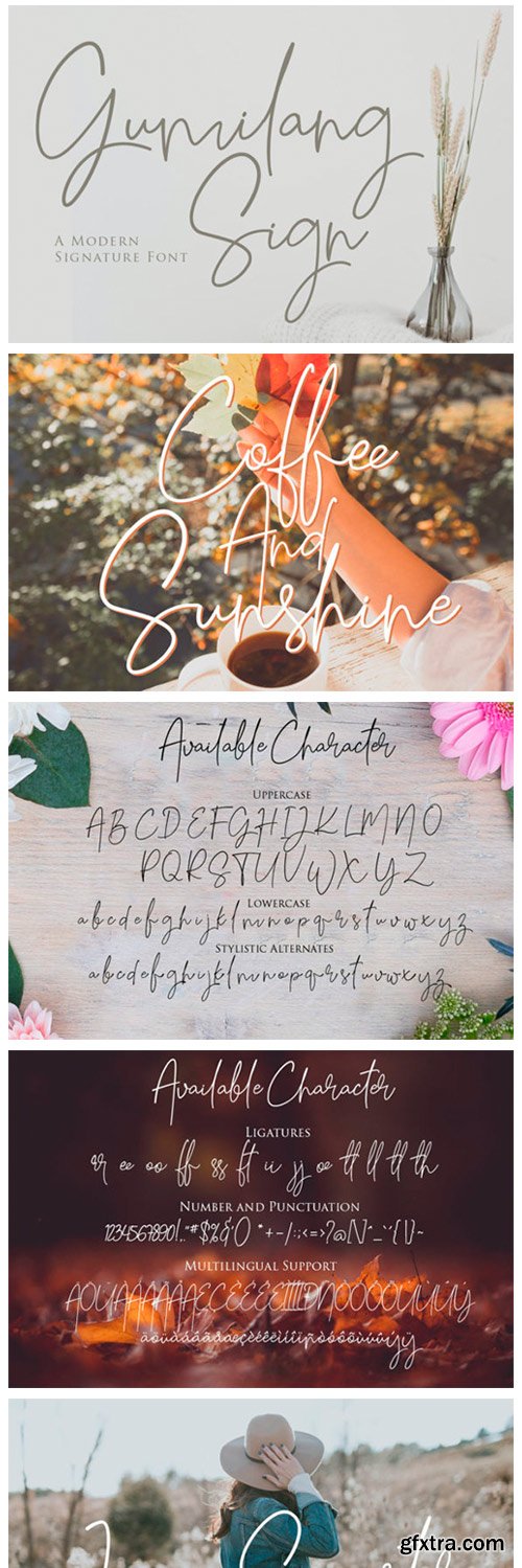 Gumilang Sign Font