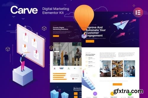 ThemeForest - Carve v1.0.0 - Digital Marketing Elementor Template Kit - 31515904