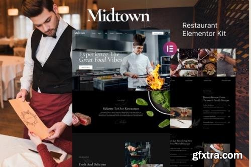 ThemeForest - Midtown v1.0.0 - Restaurant Elementor Template Kit - 31521271