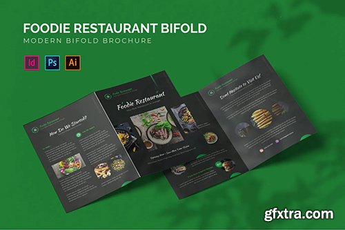 Foodie Restaurant - Bifold Brochure