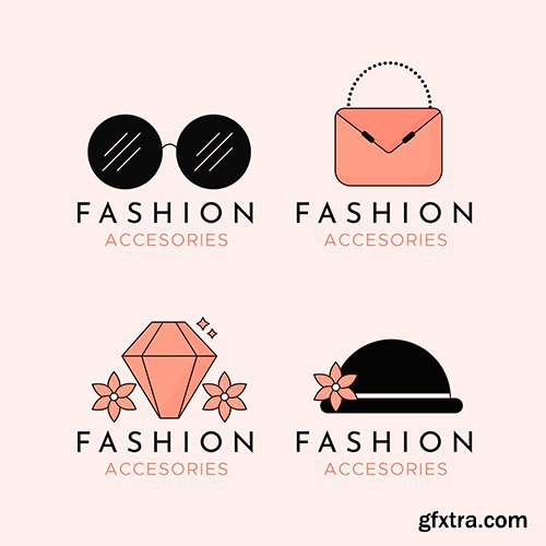 Fashion accessories logo pack 