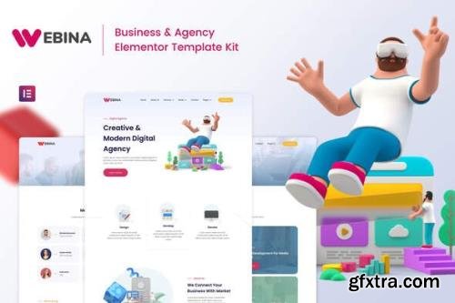 ThemeForest - Webina v1.0.0 - Business Agency Startup Elementor Template Kit - 31462075