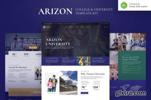 ThemeForest - Arizon v1.0.0 - College & University Elementor Template Kit - 31532615