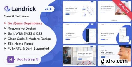 ThemeForest - Landrick v3.1.1 - Saas & Software Bootstrap 5 Landing Page Template - 24438577