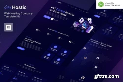 ThemeForest - Hostic v1.0.0 - Web Hosting Company Elementor Template Kit - 31526111