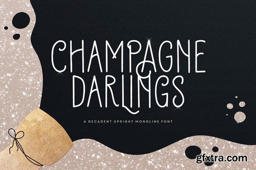 Champagne Darlings Typeface