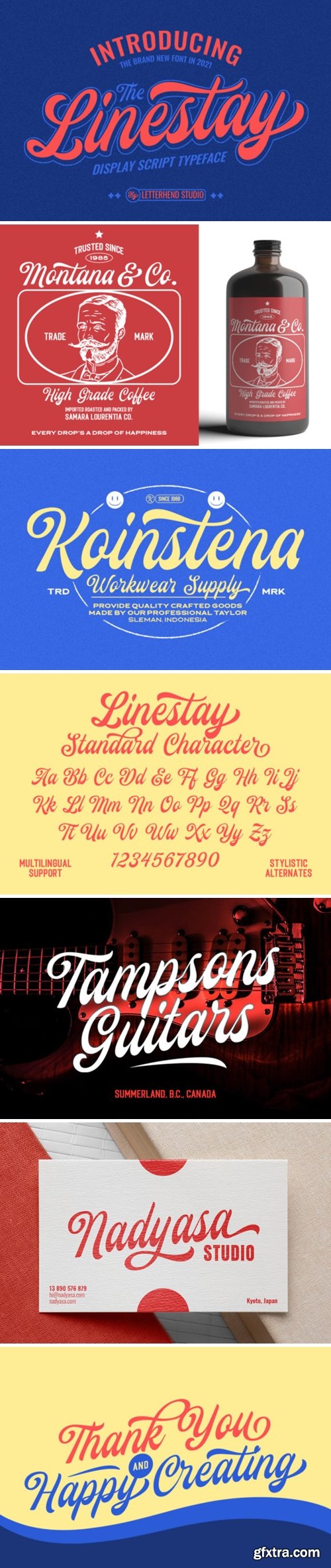 The Linestay Font