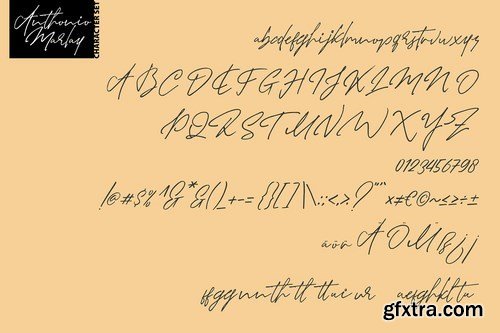 Anthonio Marlay Signature Font