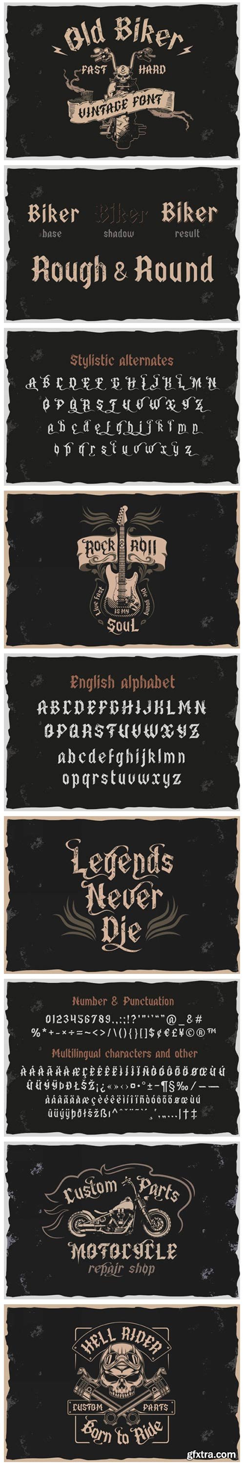 Old Biker Font