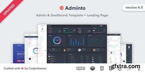 ThemeForest - Adminto v4.0 - Admin Dashboard Template - 15025393