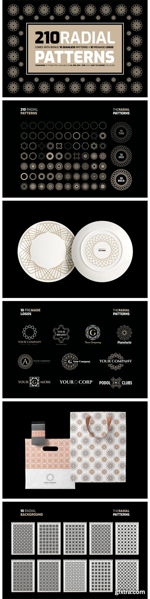 Radial Patterns Kit 5990894