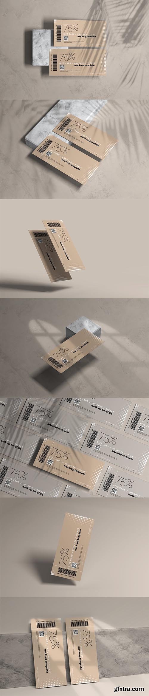 Voucher or Ticket Mockup 5606918