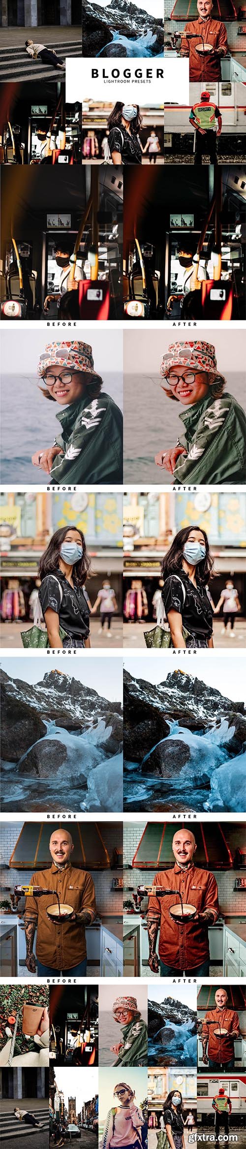 CreativeMarket - 10 Blogger Lightroom Presets 5978576