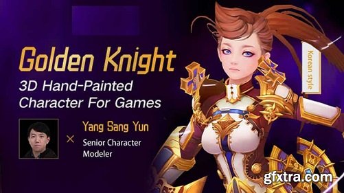 Golden Knight: 3D Hand-Painted Character For Games