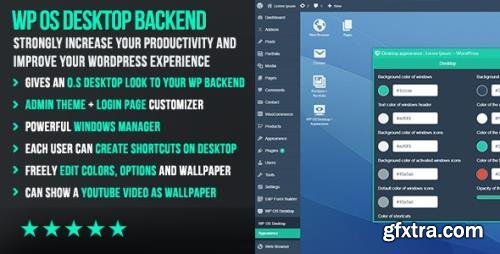 CodeCanyon - WP OS Desktop Backend v1.157 - More than a Wordpress Admin Theme - 15804874