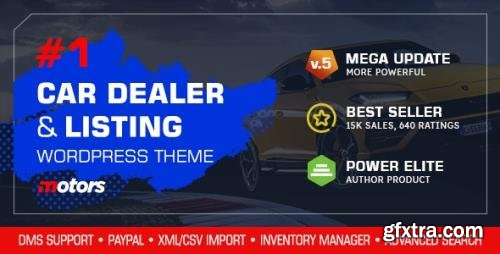 ThemeForest - Motors v5.0 - Car Dealer & Automotive Listing - 13987211 - NULLED