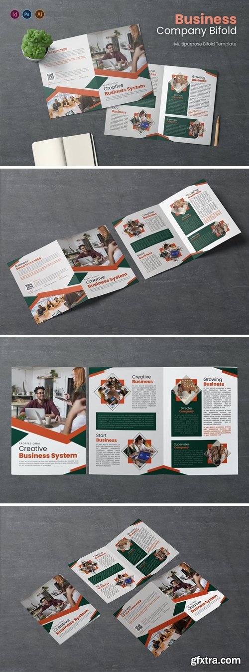 Business System Bifold Brochure