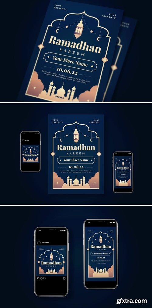 Ramadhan Kareem Flyer Set