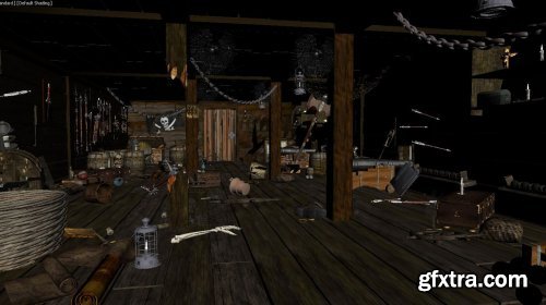 Pirate ship interior