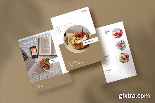 Minimalist Menu Book