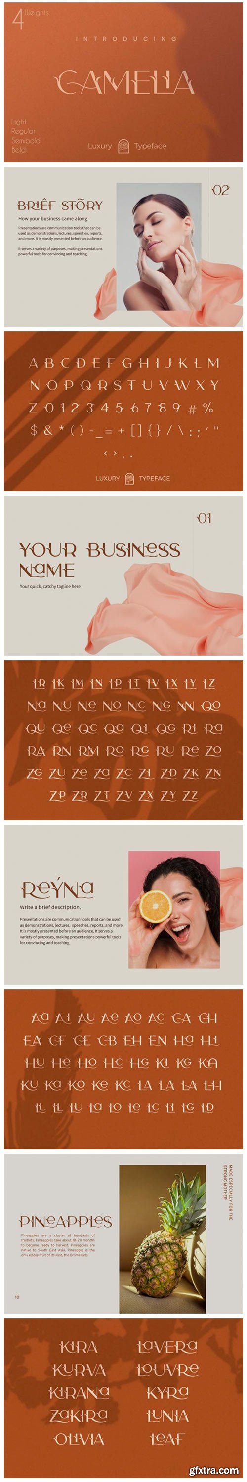 Camelia Font