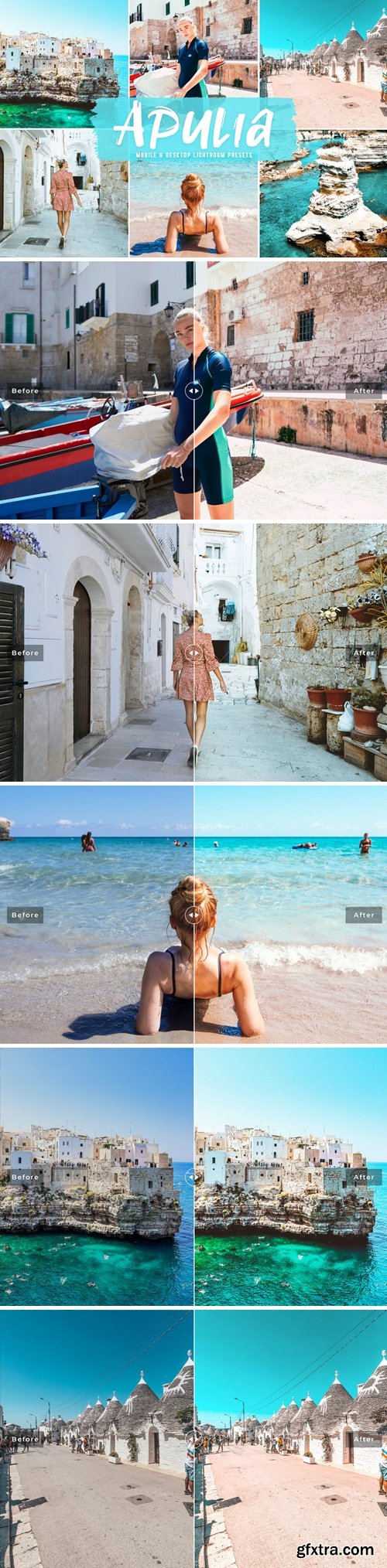 Apulia Mobile & Desktop Lightroom Presets