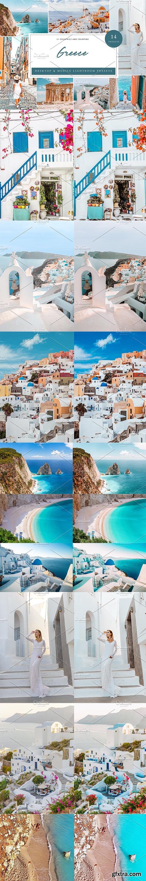 CreativeMarket - 14 x Lightroom Presets, Greece 5962548