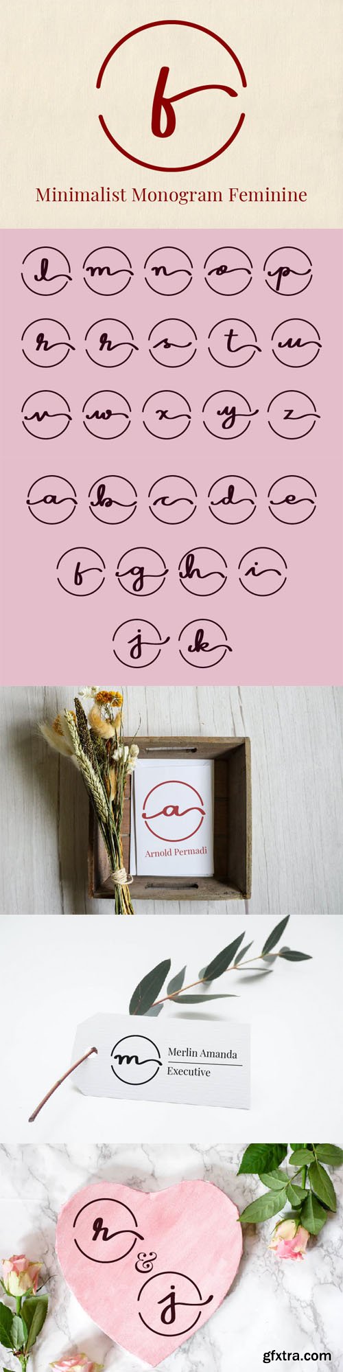 Minimalist Monogram Feminine Font