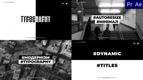 Videohive - Loop Typography Titles