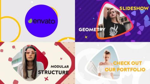 Videohive - Geometric Slideshow | Premiere Pro MOGRT