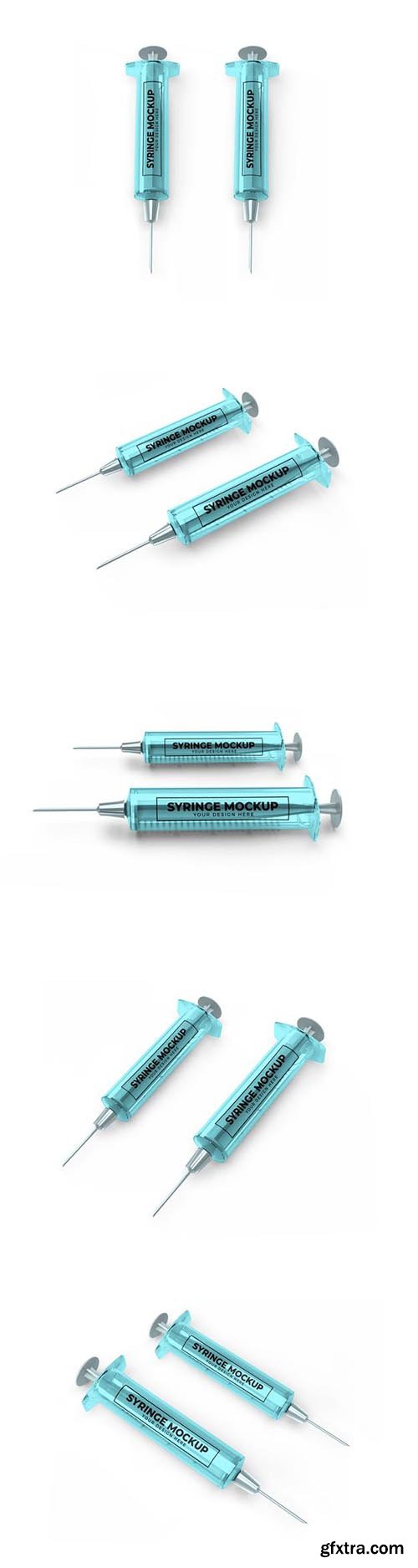 Medical syringe mockup