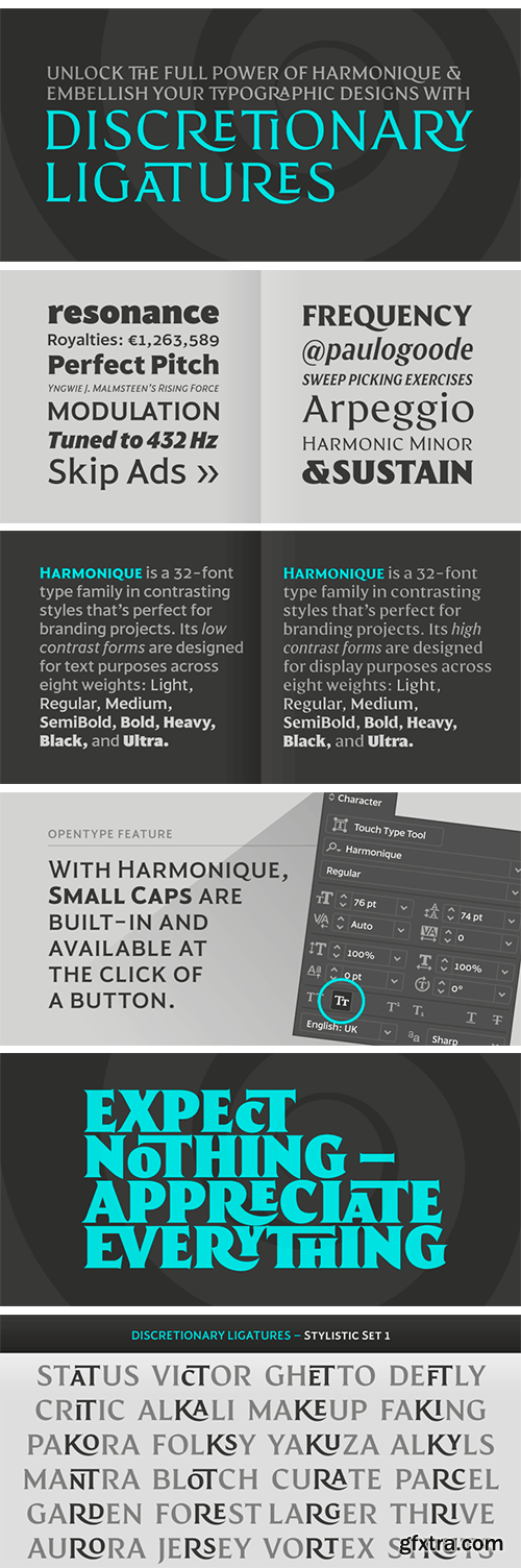 Harmonique Font Family