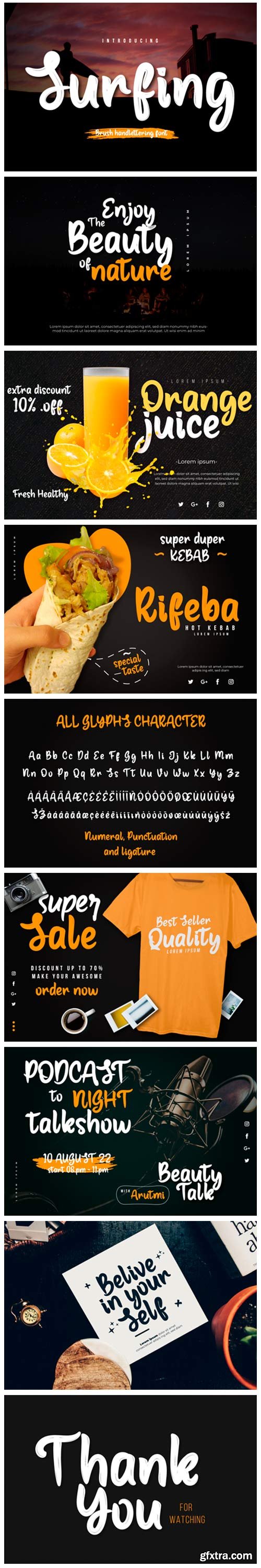 Surfing Font