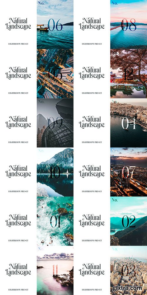 Lightroom Preset - Natural Landscape No.01-12