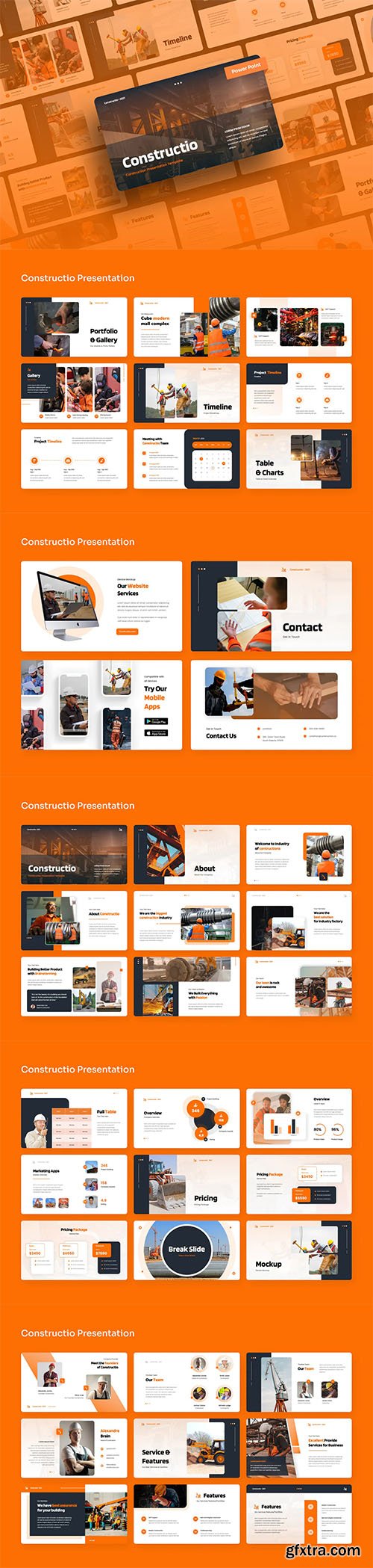 Constructio - Construction PowerPoint Presentation