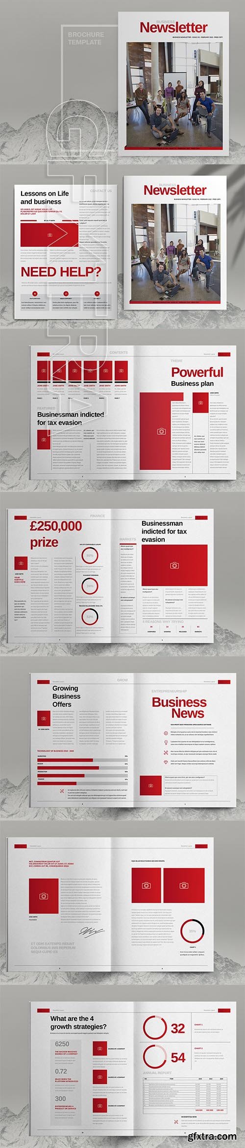 CreativeMarket - Creative Company Newsletter Template 6030734