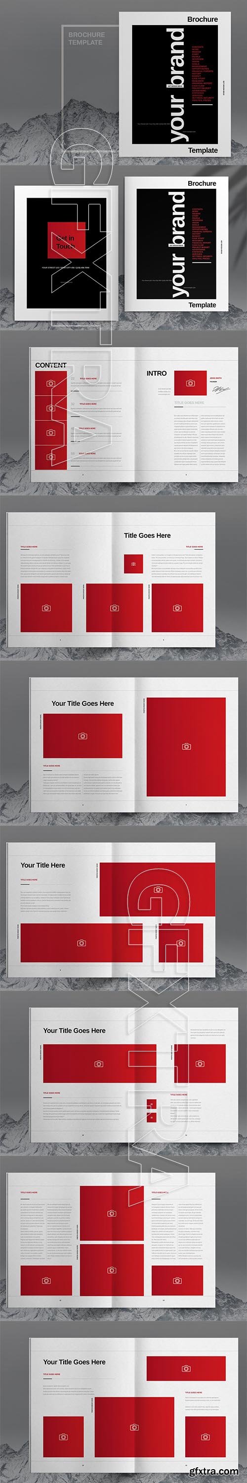 CreativeMarket - Corporate Brochure Template 6030877