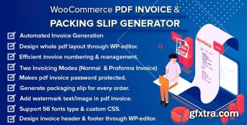 CodeCanyon - WooCommerce PDF Invoice & Packing Slip with Credit Note v2.0.0 - 24179339 - NULLED