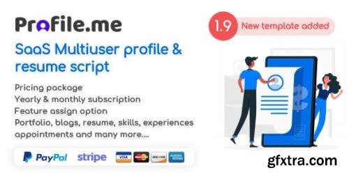 CodeCanyon - Profile.me v1.9 - Saas Multiuser Profile & Resume Script - 23743952 - NULLED