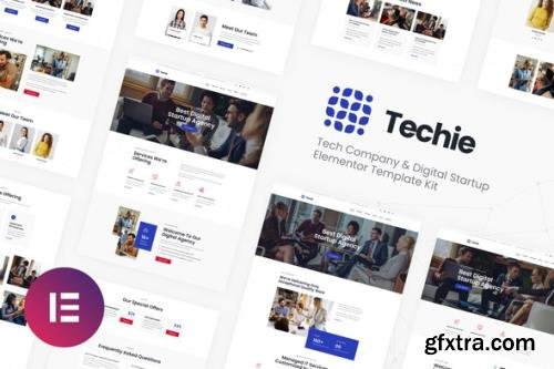 ThemeForest - Techie v1.0.0 - Tech Company & Digital Startup Elementor Template Kit - 31529784