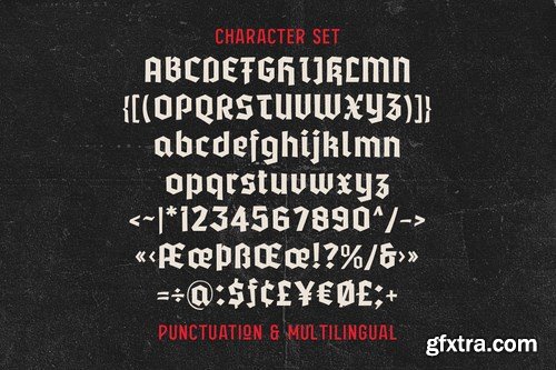 Glofters - Display Blackletter