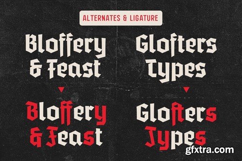 Glofters - Display Blackletter