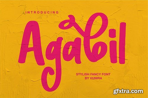 Agabil Stylish Fancy Font