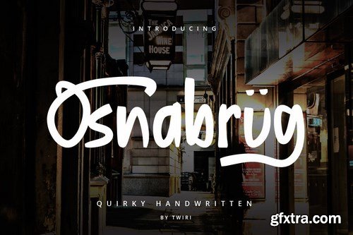 Osnabrug Font Quirky Handwritten