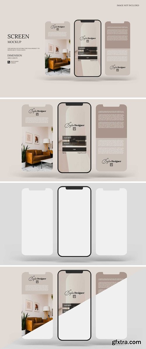 Elegant Phone Screen - Mockup