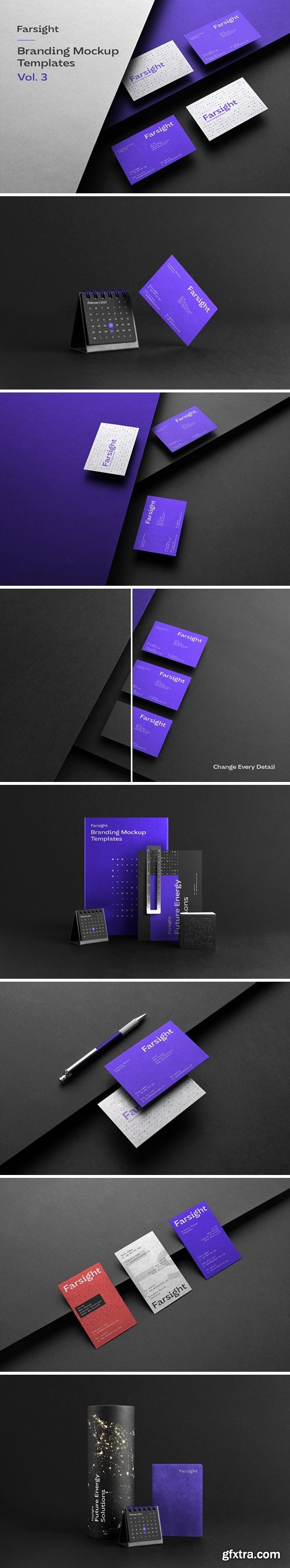 Farsight Branding Mockups Vol. 3