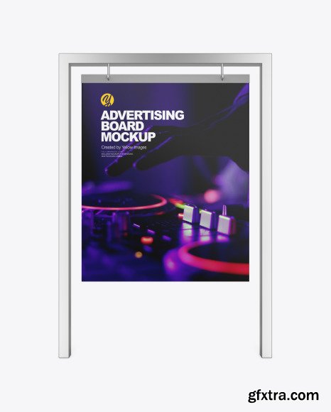 Advertising Board Frame Mockup 77323